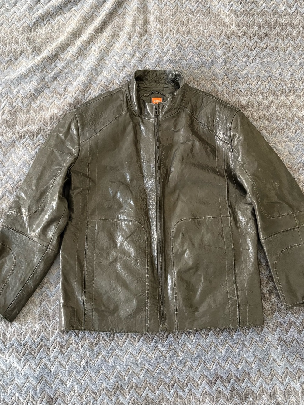 Hugo Boss Men’s Leather Jacket